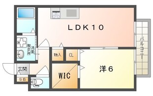 カーサ南野口の物件間取画像